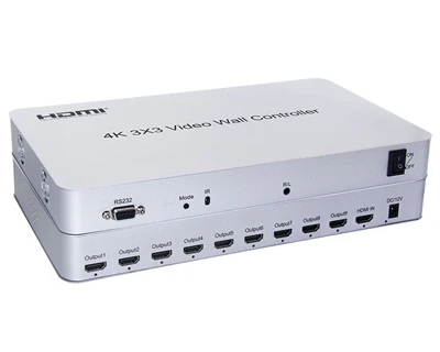 4K HDMI 3x3 videomuurcontroller